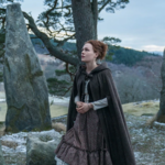 Brianna Fraser walks in the snow